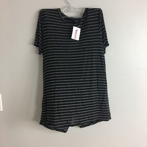 Black and White Stripe Top